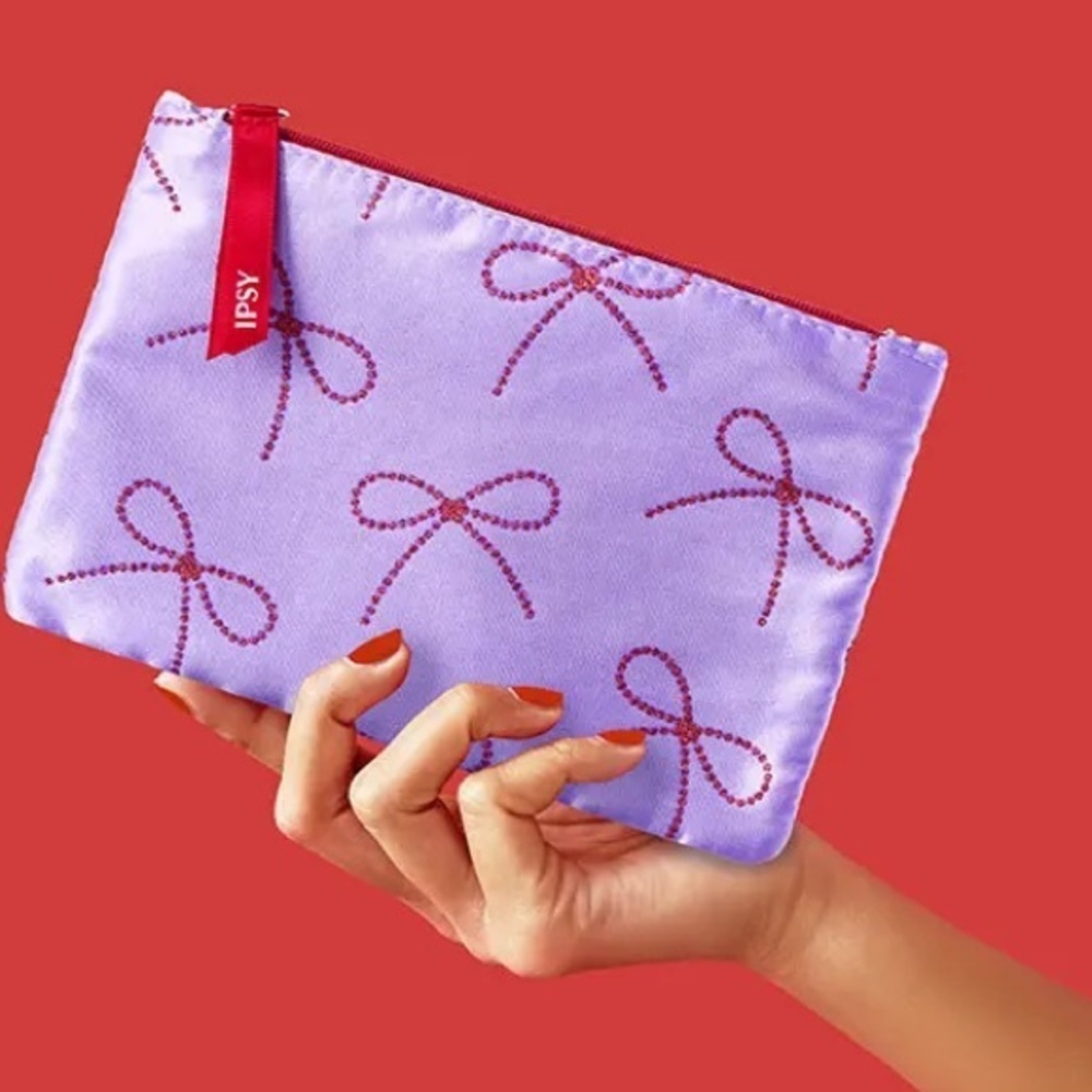 Ipsy Glam Make Up Bag | Glitter Bows